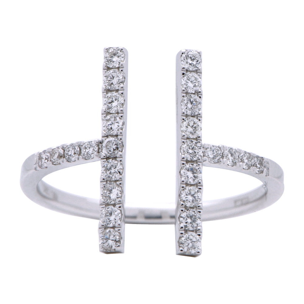 18KW Fashion Diamond Ring