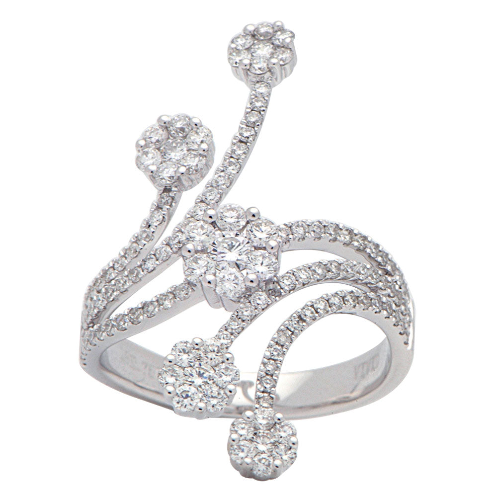 18KW Fashion Diamond Ring