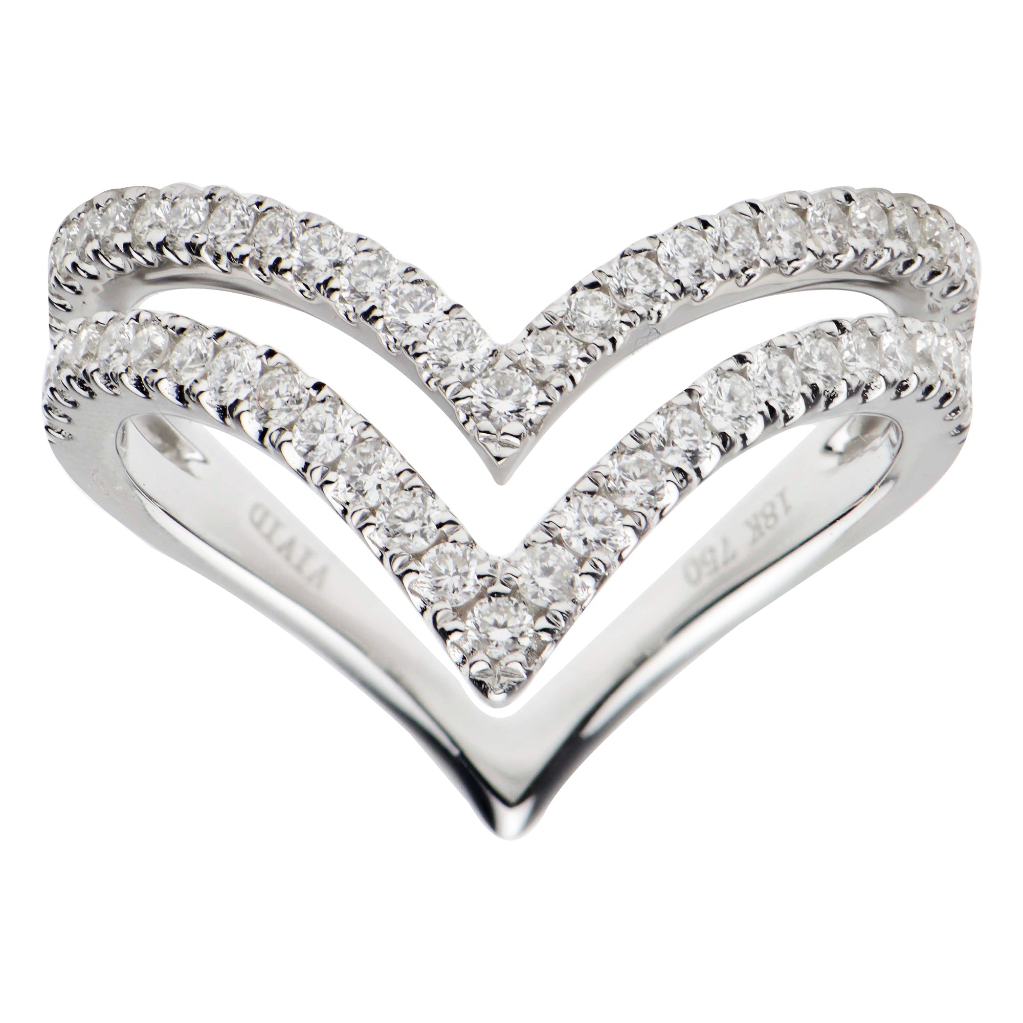 18KW Fashion Diamond Ring