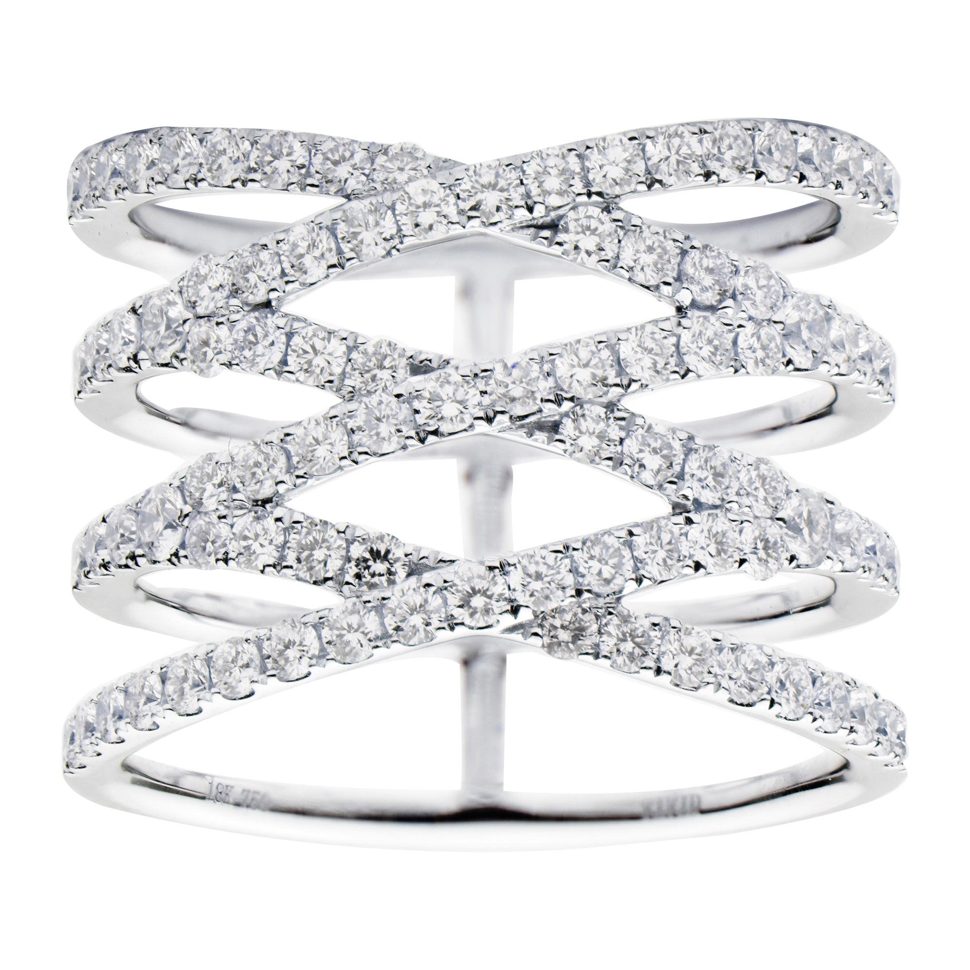 18KW Fashion Diamond Ring