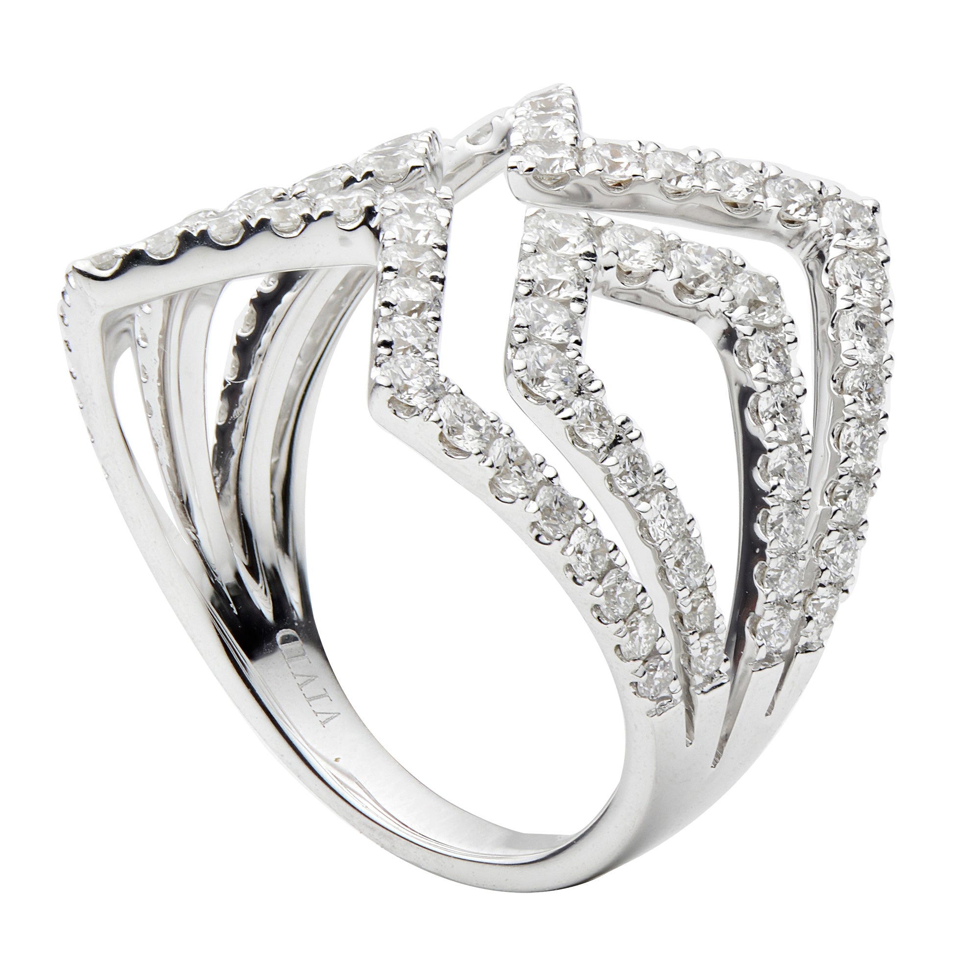 18KW Fashion Diamond Ring