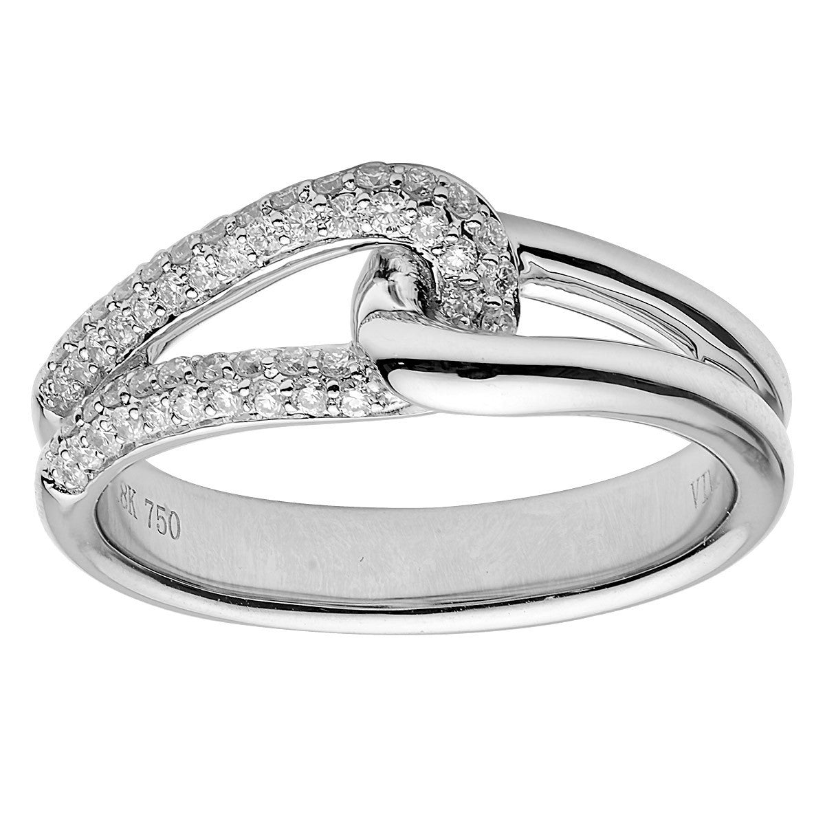 18KW Fashion Diamond Ring