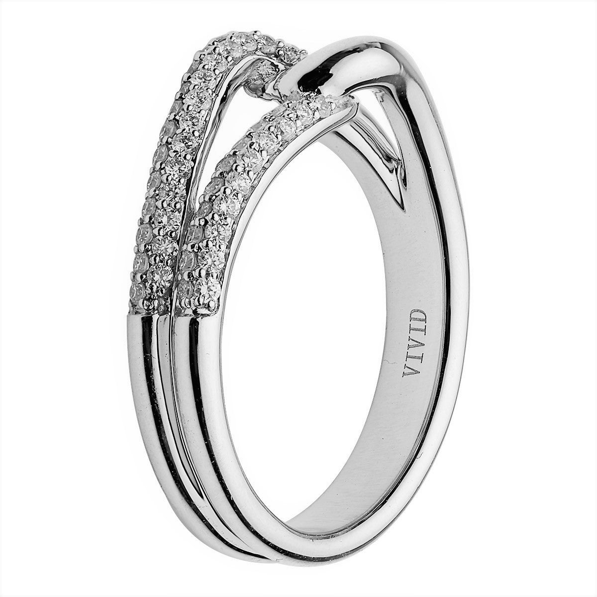 18KW Fashion Diamond Ring