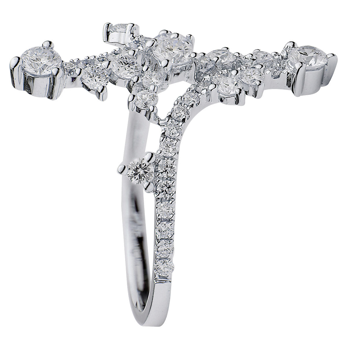 18KW Fashion Diamond Ring