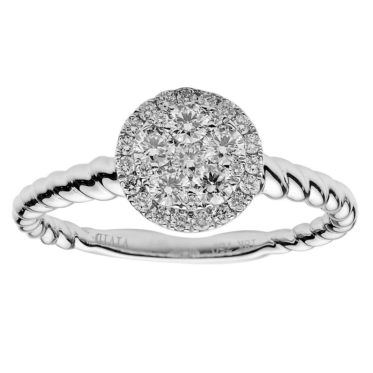 18KW Fashion Diamond Ring