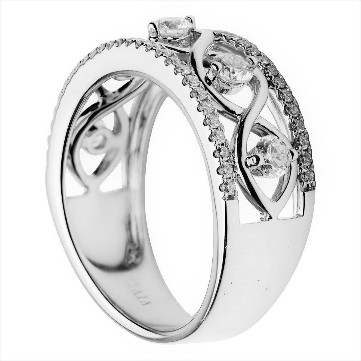 18KW Fashion Diamond Ring