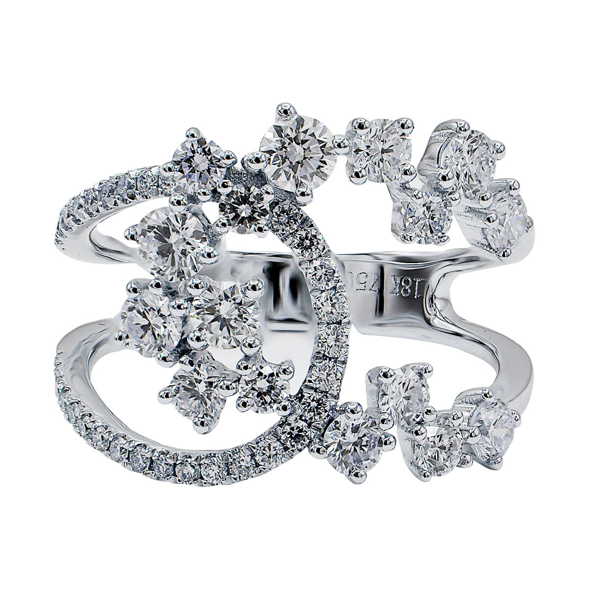 18KW Fashion Diamond Ring