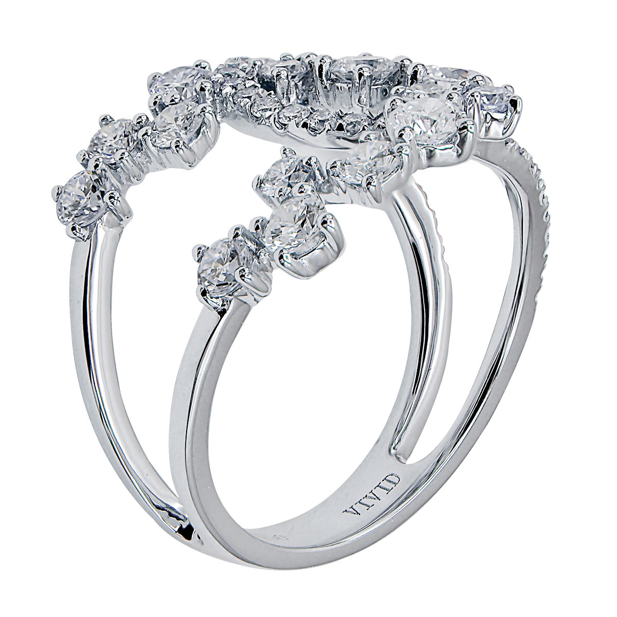 18KW Fashion Diamond Ring