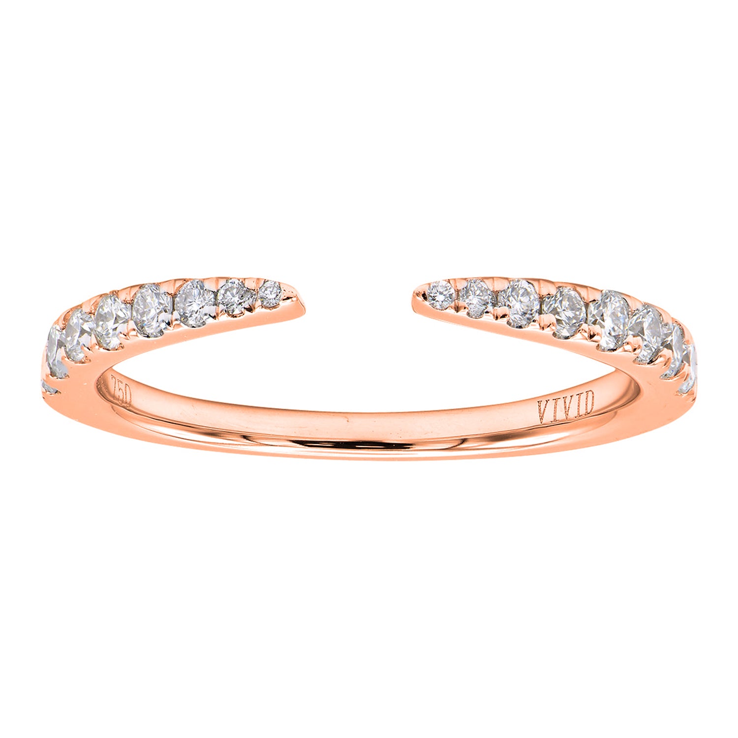 14K Rose Gold Claw Ring