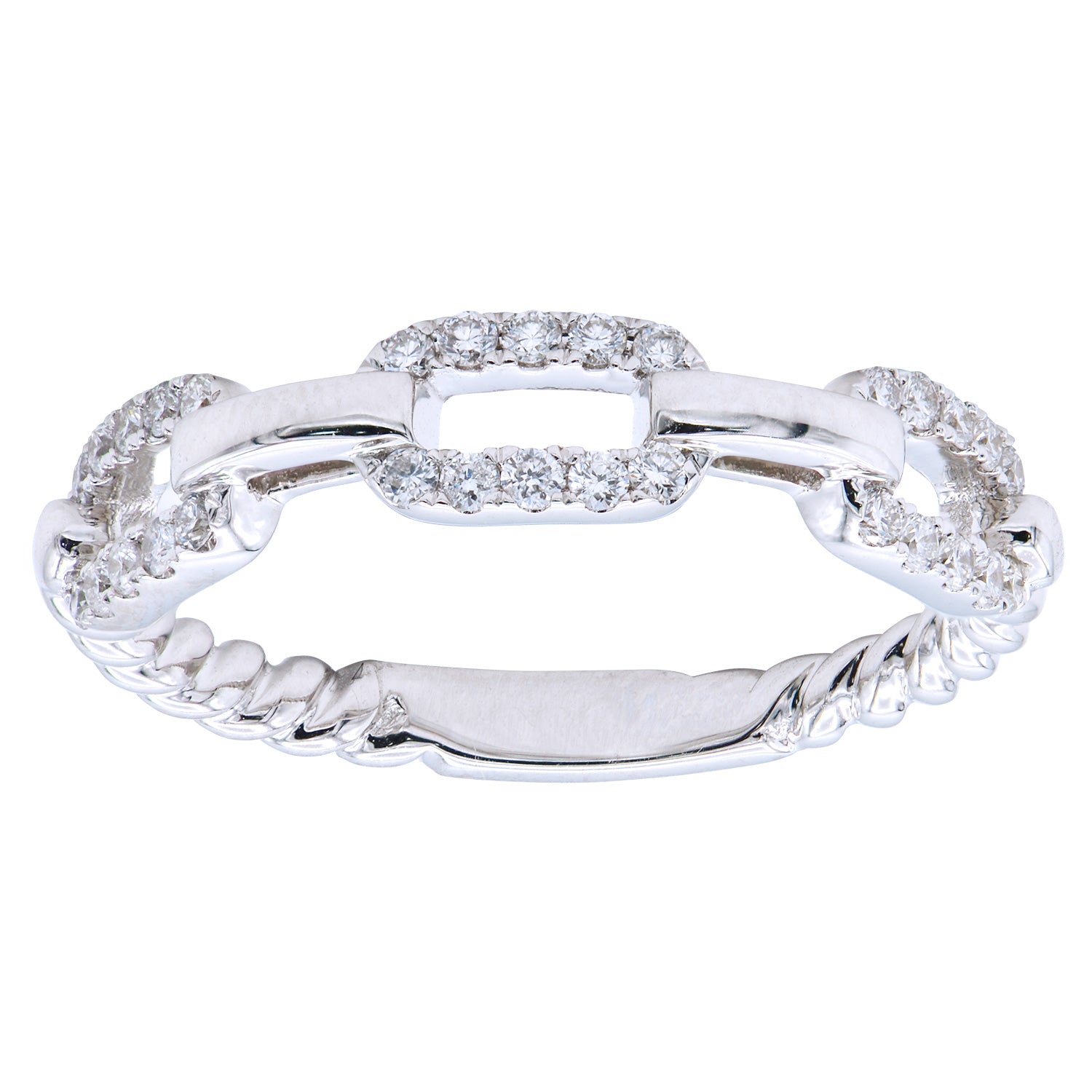 18KW Fashion Diamond Ring