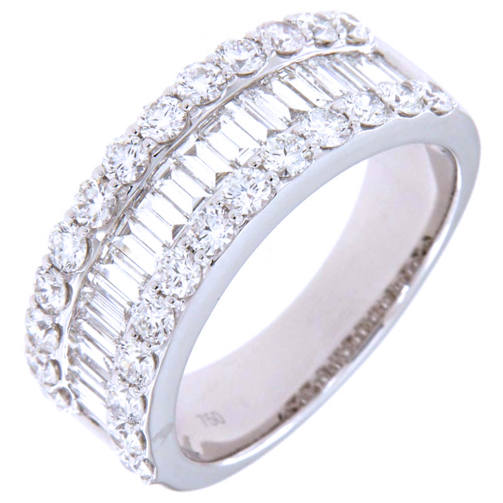 Ring 18KW/5.99G 26RD-1.00CT 20BD-0.81CT