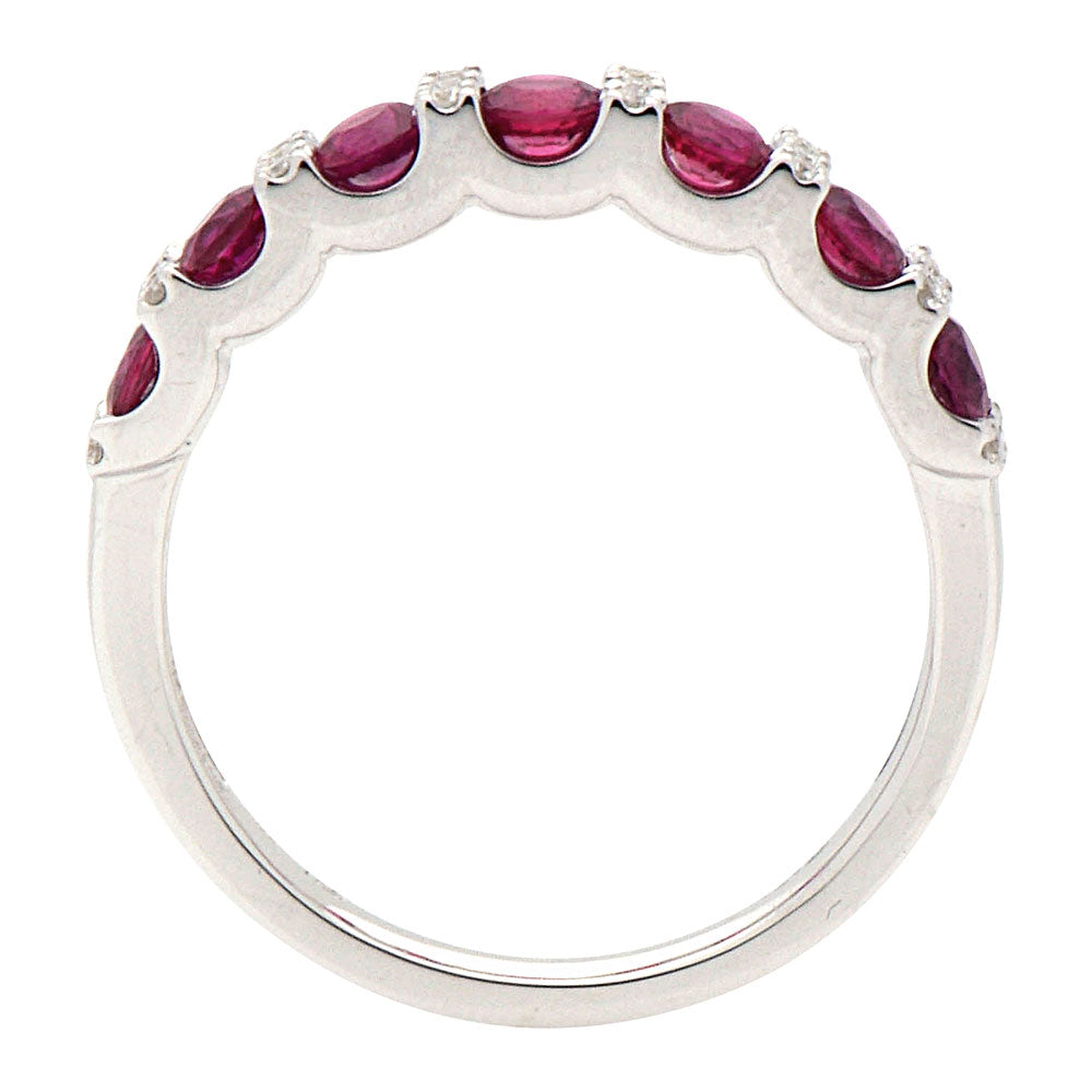 18KW Ruby Ring