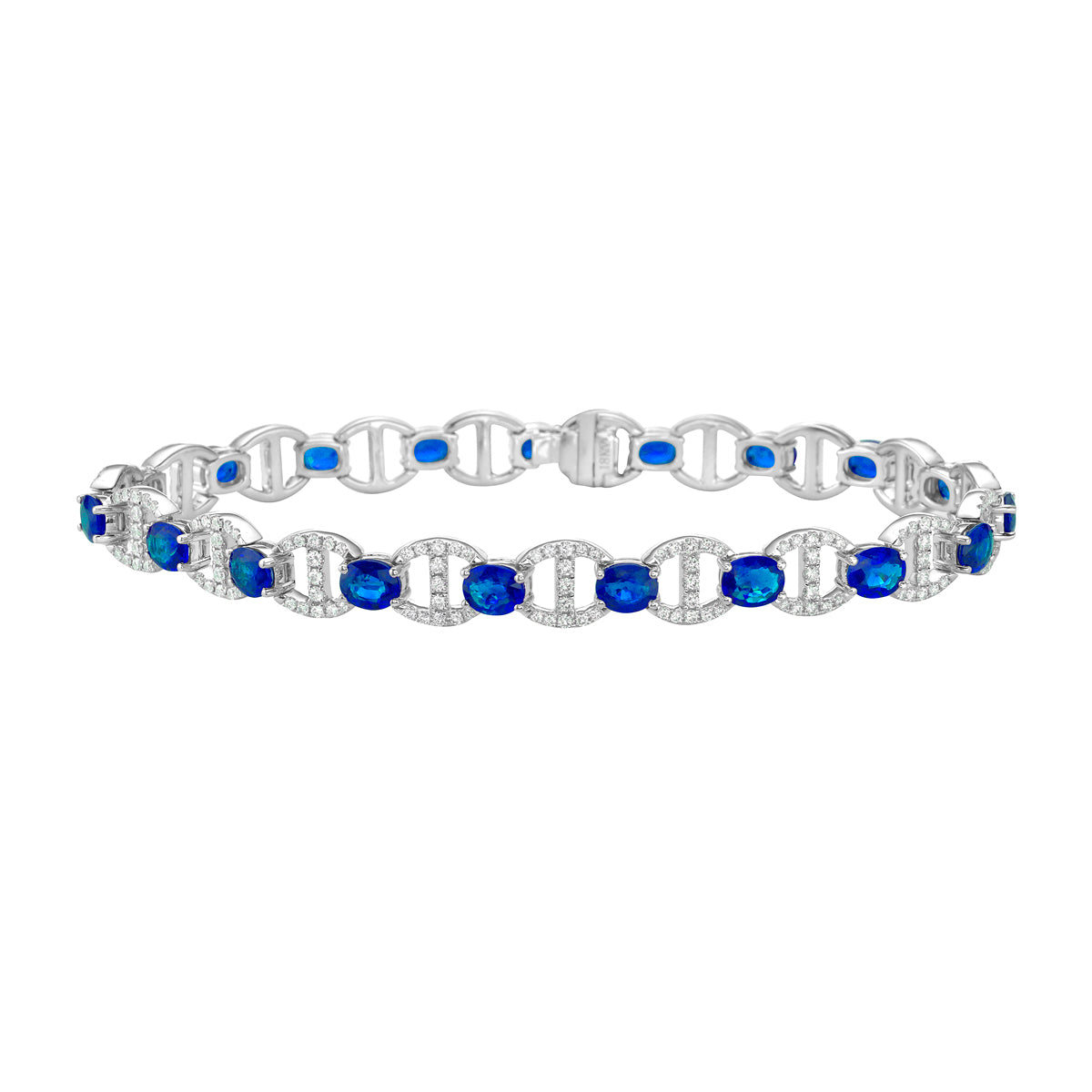 Bracelet 18KW/15.6G 19SAPP-8.52CT 247RD-1.51CT