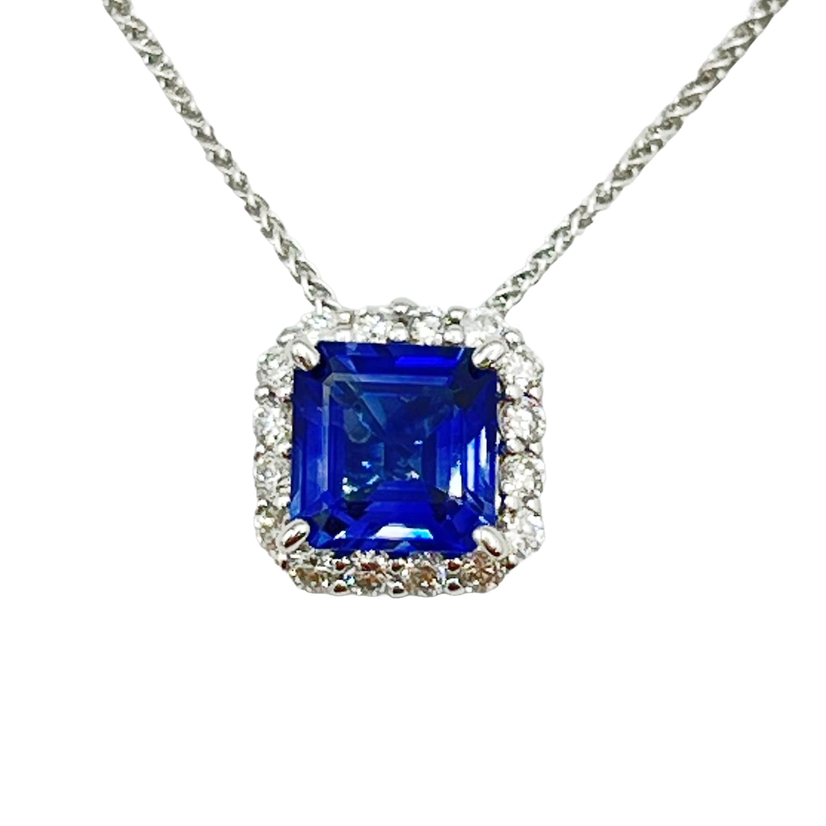 Pendant 18KW/0.9G 1SAPP-1.69CT 16RD-0.24CT