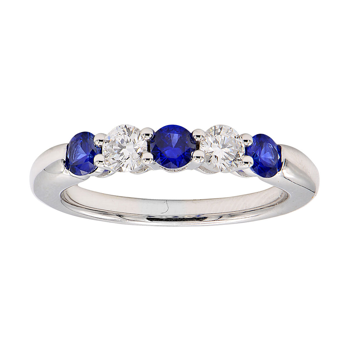 18KW Blue Sapphire Ring